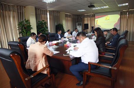 公司召开党委中心组（扩大）学习会议，，，，，， 集中学习贯彻党的十九大会议精神